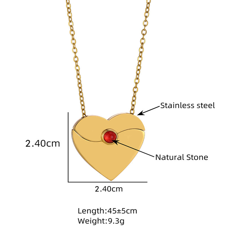 Letdiffery パーソナライズされたハート封筒ロケット - Birth Flower Necklace のレビューと価格