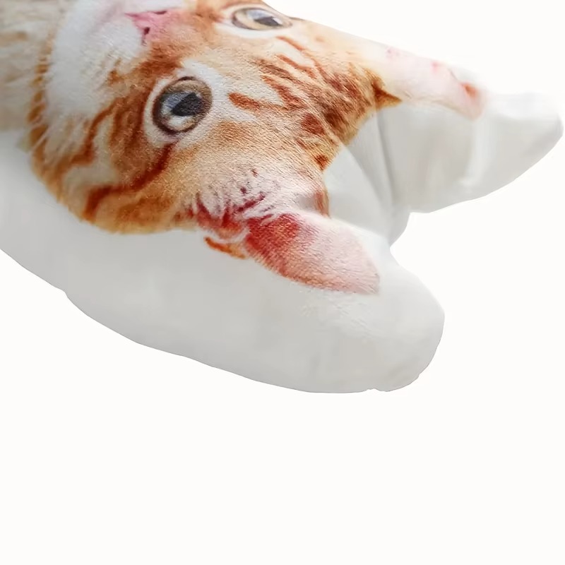 カスタムデザインのモダンなペット用枕。片面にデジタルプリント - Pet Portrait Custom のレビューと価格