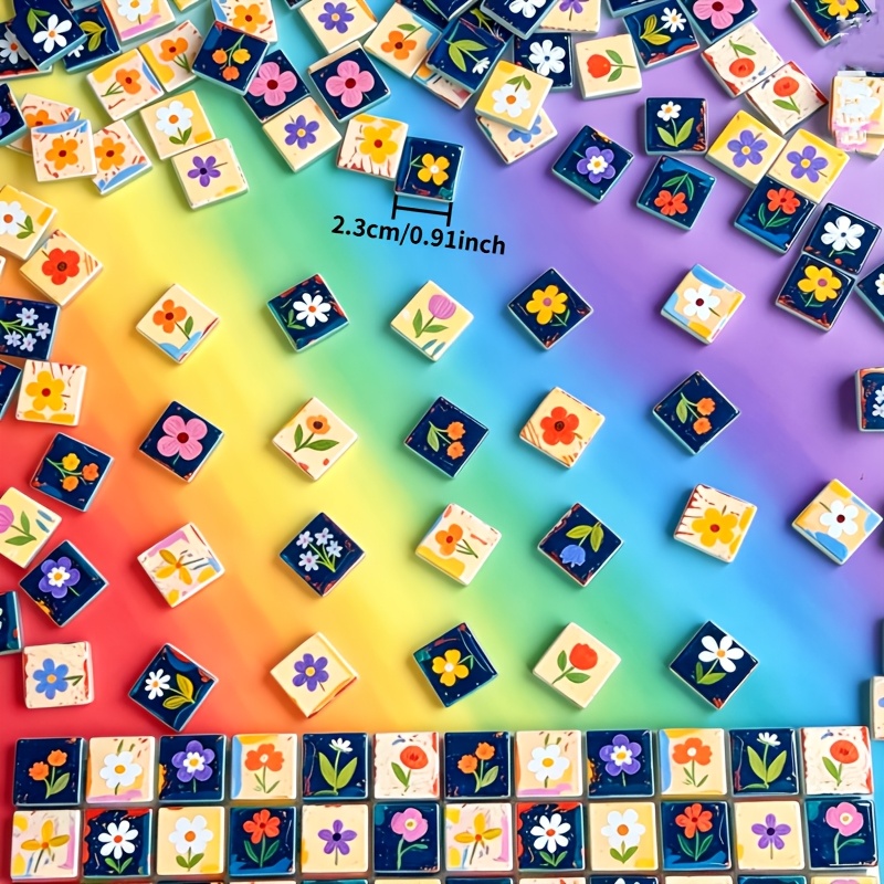 100グラムまたは200グラムの、癒やし効果のあるモザイク素 - Photo Mosaic Print のレビューと価格