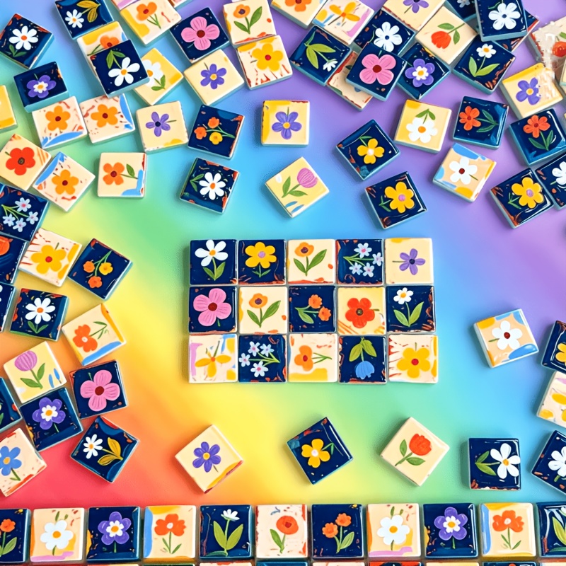 100グラムまたは200グラムの、癒やし効果のあるモザイク素 - Photo Mosaic Print のレビューと価格