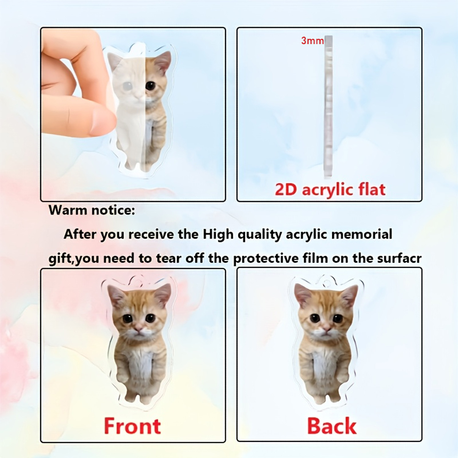 ペットの写真を使ったオリジナルデザインの携帯電話用ペンダント - Pet Portrait Custom のレビューと価格