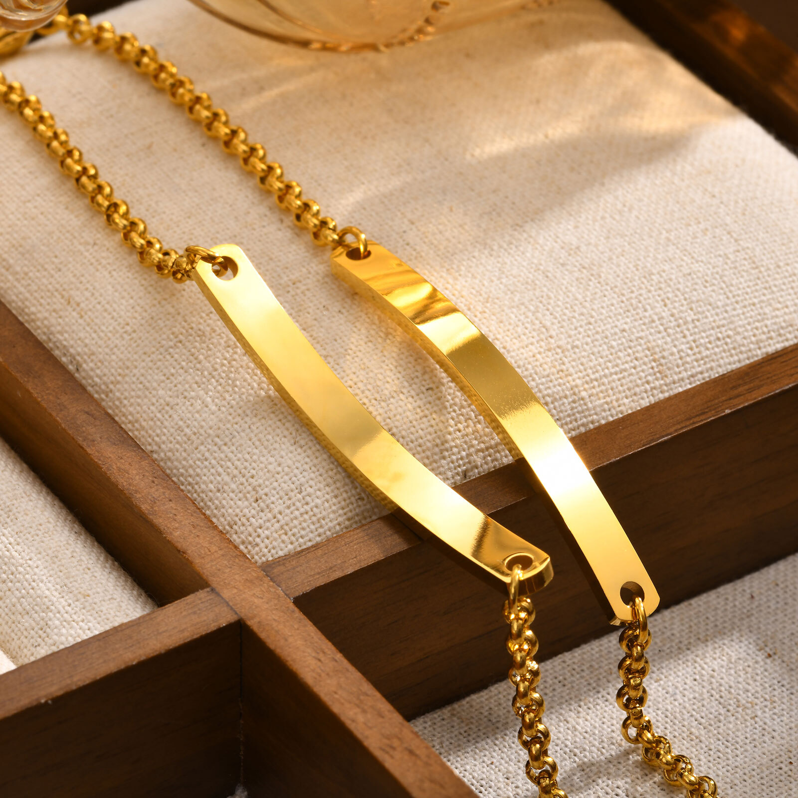 女性のためのパーソナライズされたきらびやかなブレスレット,キ - Coordinates Bracelet のレビューと価格
