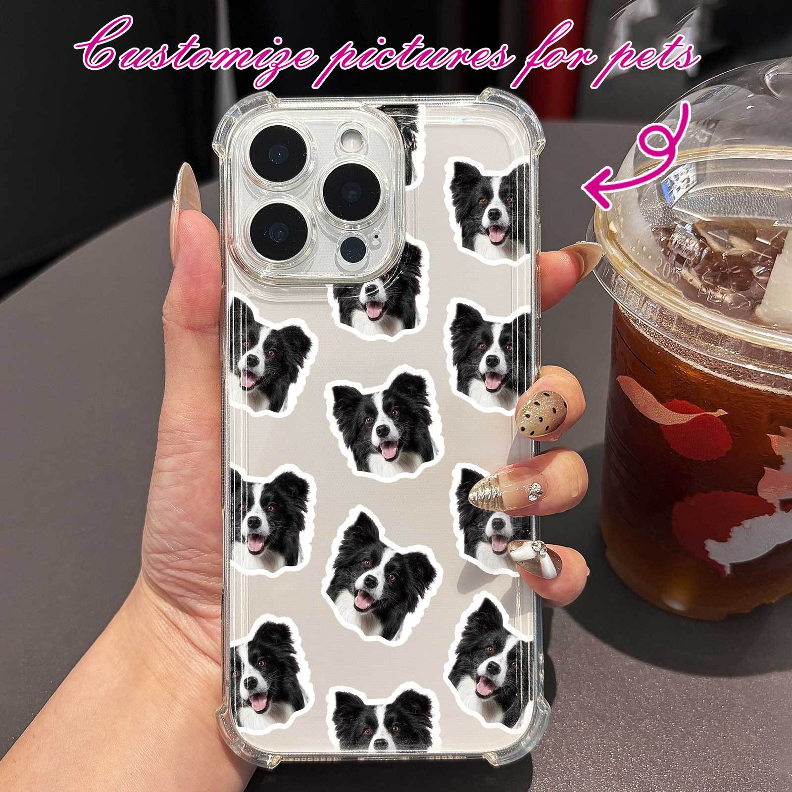 パーソナライズされたカスタムペット犬デザインのスマホケース（ - Pet Portrait Custom のレビューと価格